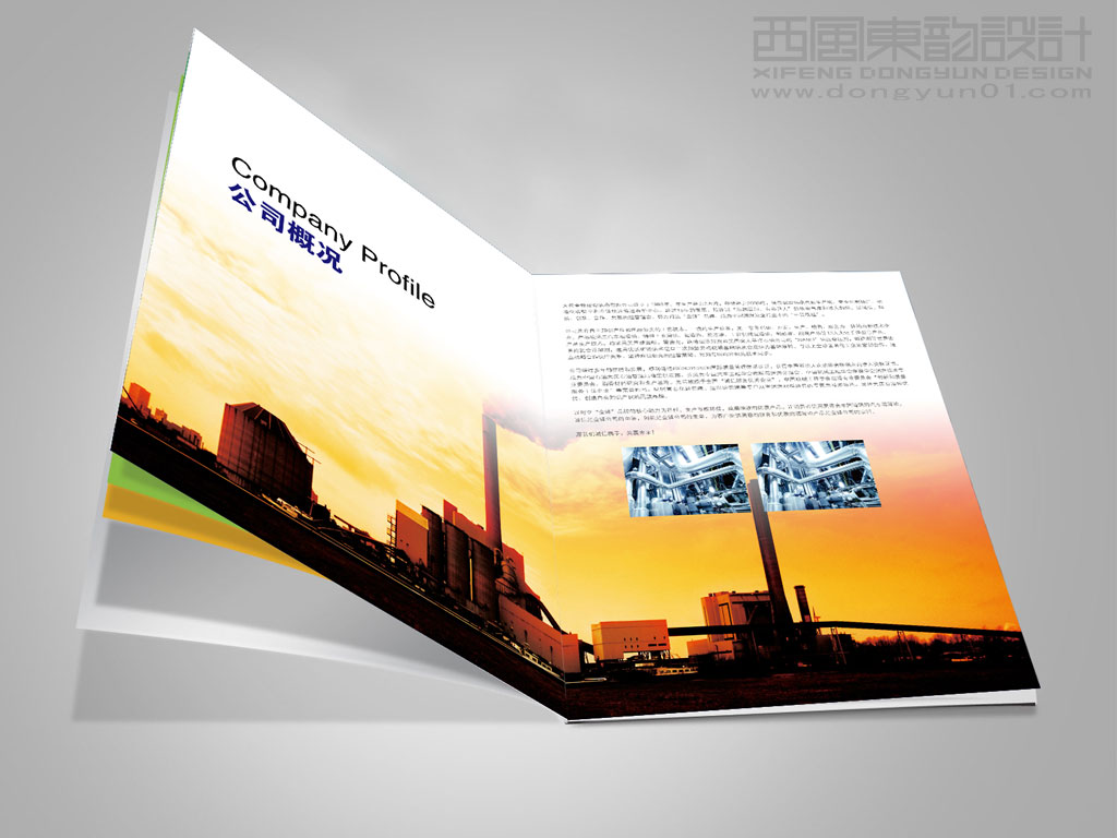 大慶金鋒潤滑油公司宣傳畫冊設計之內(nèi)頁設計