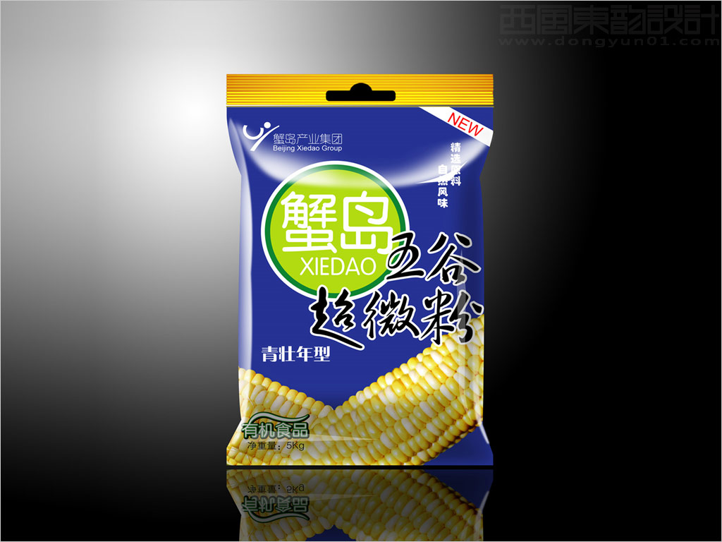 北京蟹島種植養(yǎng)殖公司五谷超微粉包裝設計之青壯年型