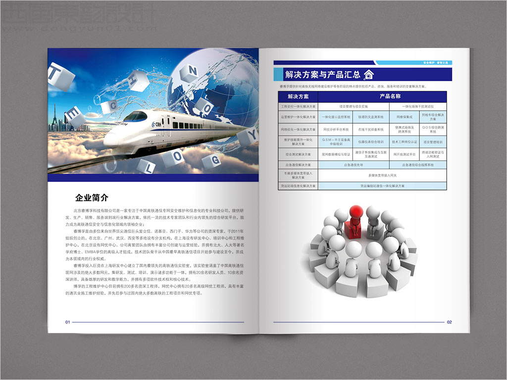 北京睿博孚科技有限公司畫冊(cè)設(shè)計(jì)之企業(yè)簡介內(nèi)頁設(shè)計(jì)