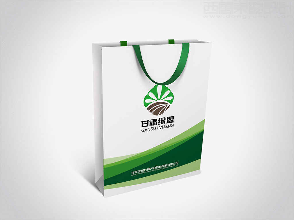 甘肅綠盟牡丹產(chǎn)業(yè)科技發(fā)展有限公司手提袋設計圖片