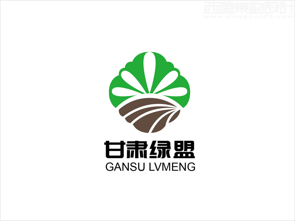 甘肅綠盟牡丹產(chǎn)業(yè)科技發(fā)展有限公司標志設計圖片