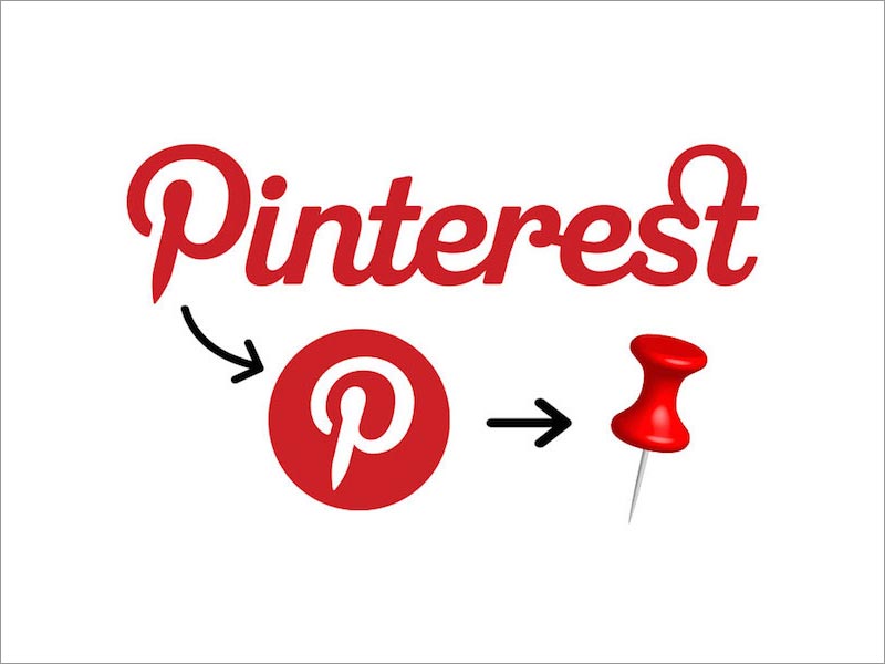 Pinterest 圖片采集網(wǎng)站logo設(shè)計