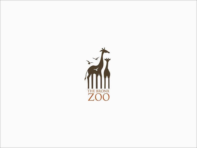 The bronx zoo 布朗克斯動物園logo設(shè)計
