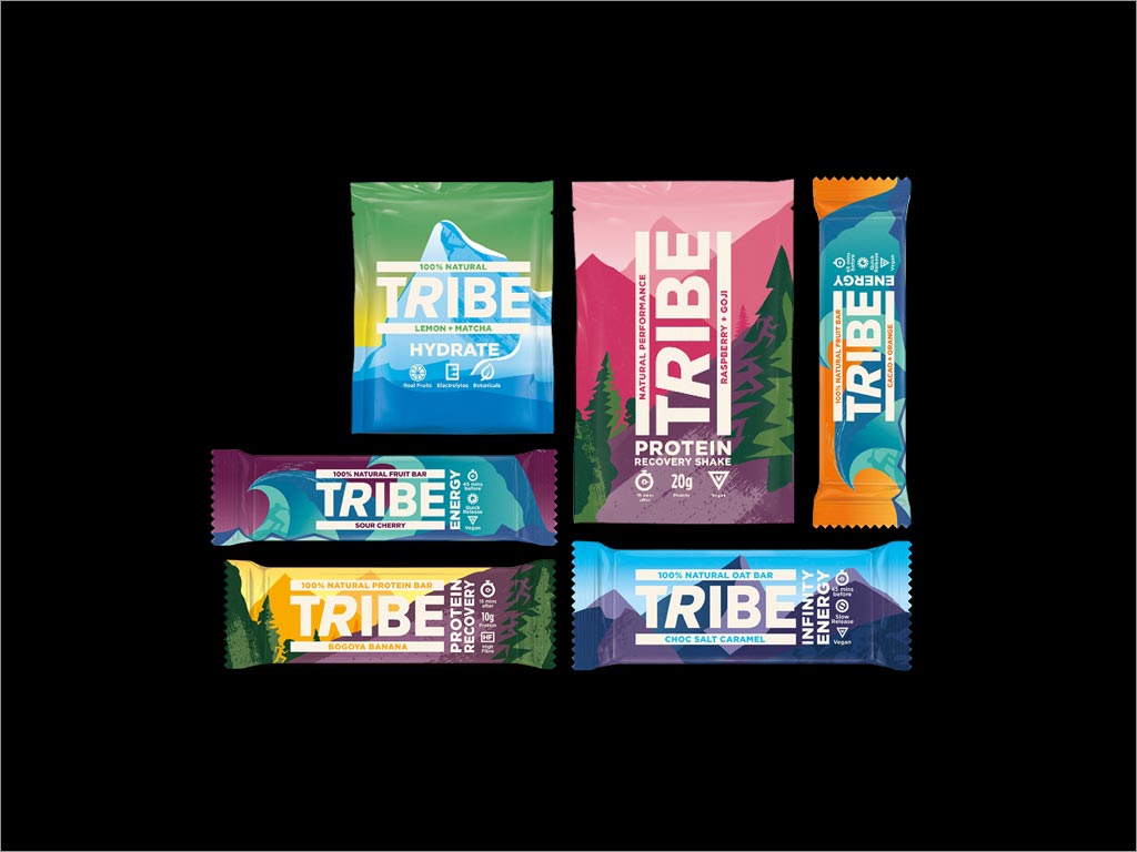 英國Tribe運動營養(yǎng)品包裝設(shè)計
