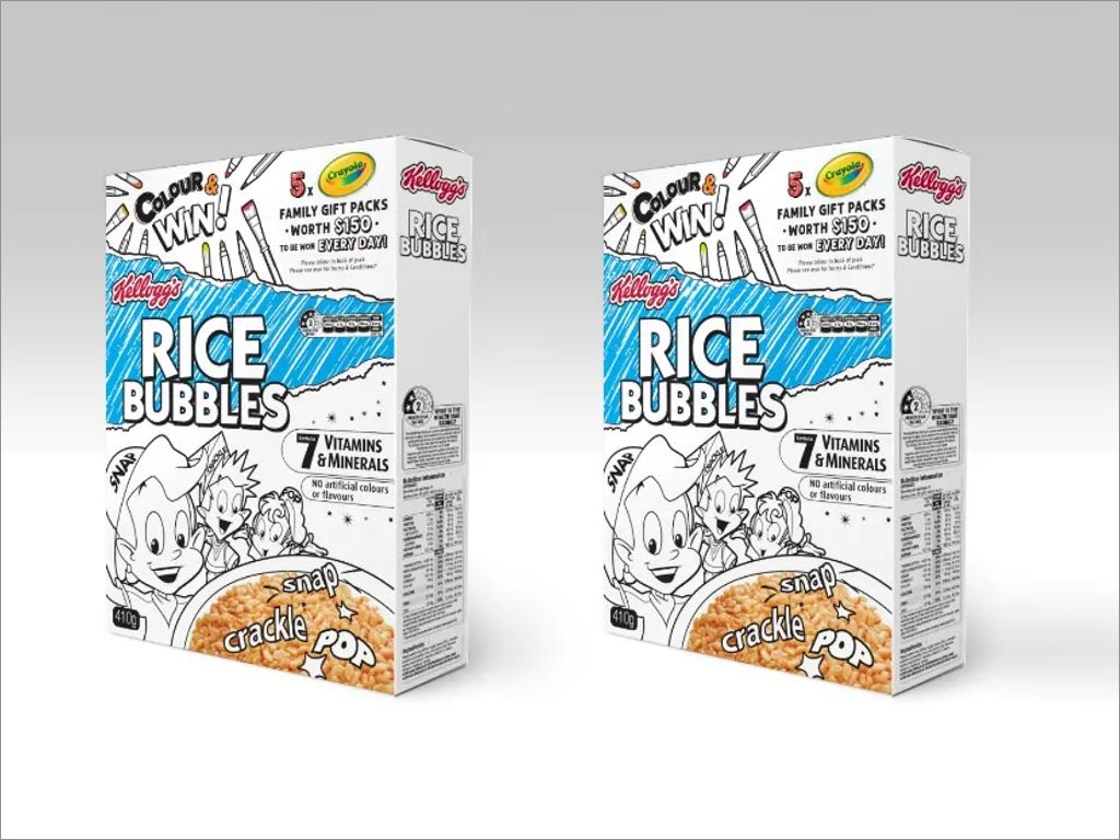 Kellogg's充滿(mǎn)童趣的嬰兒食品包裝設(shè)計(jì)