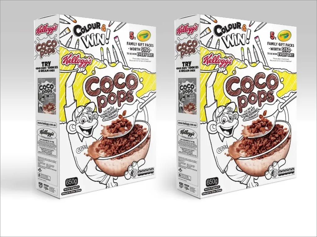 Kellogg's充滿(mǎn)童趣的嬰兒食品包裝設(shè)計(jì)