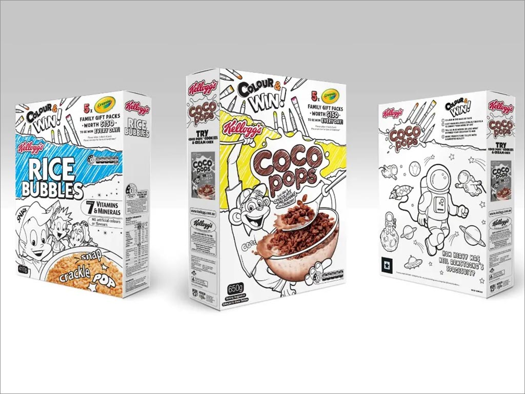 Kellogg's充滿(mǎn)童趣的嬰兒食品包裝設(shè)計(jì)