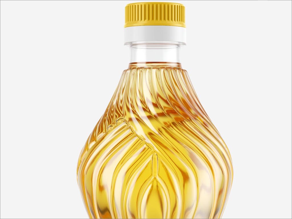 烏克蘭手繪插畫(huà)風(fēng)格葵花籽食用油瓶型設(shè)計(jì)