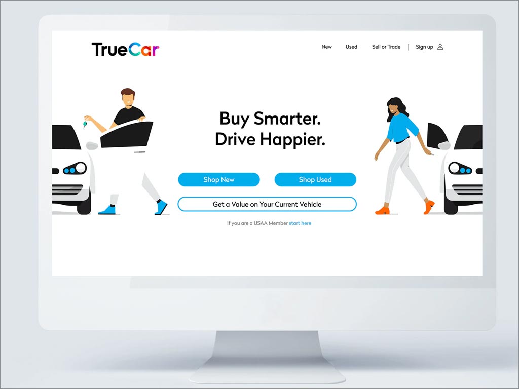 美國TrueCar汽車電商網(wǎng)站交易平臺品牌形象網(wǎng)站設計