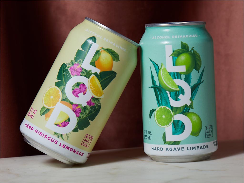 美國LQD檸檬水綠茶飲料包裝設(shè)計(jì)