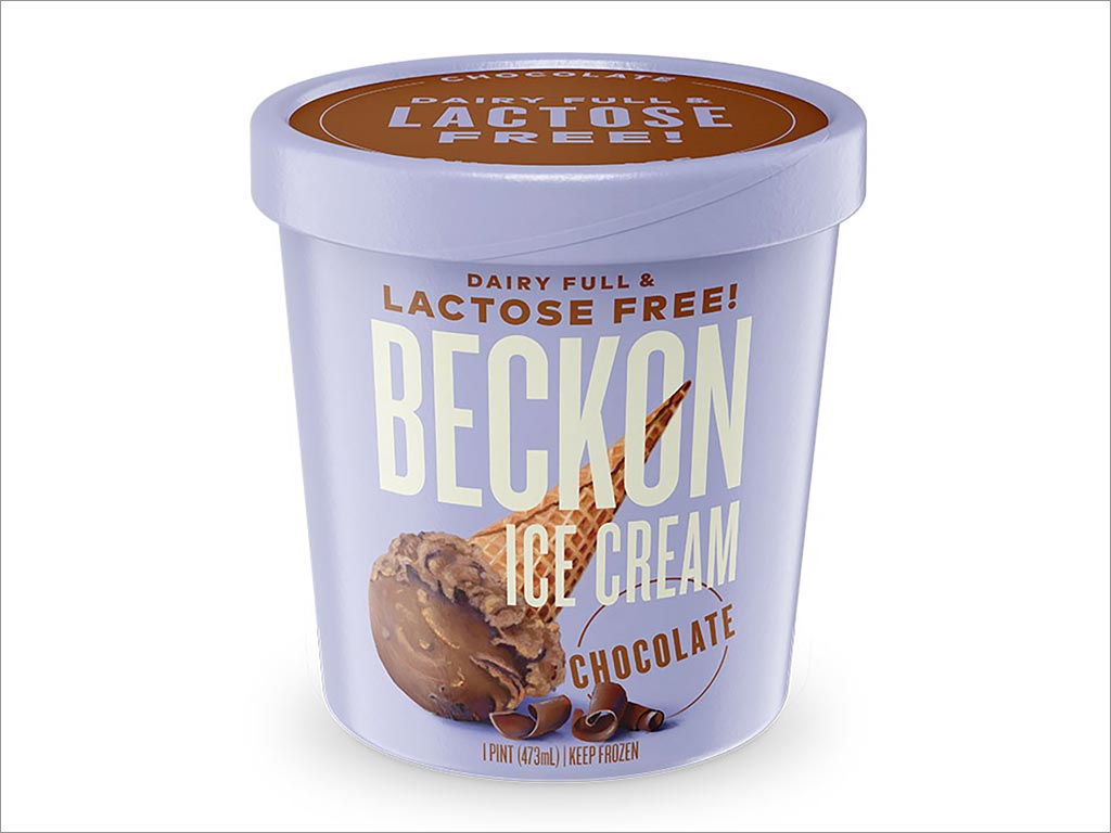 美國Beckon巧克力味冰淇淋包裝設(shè)計