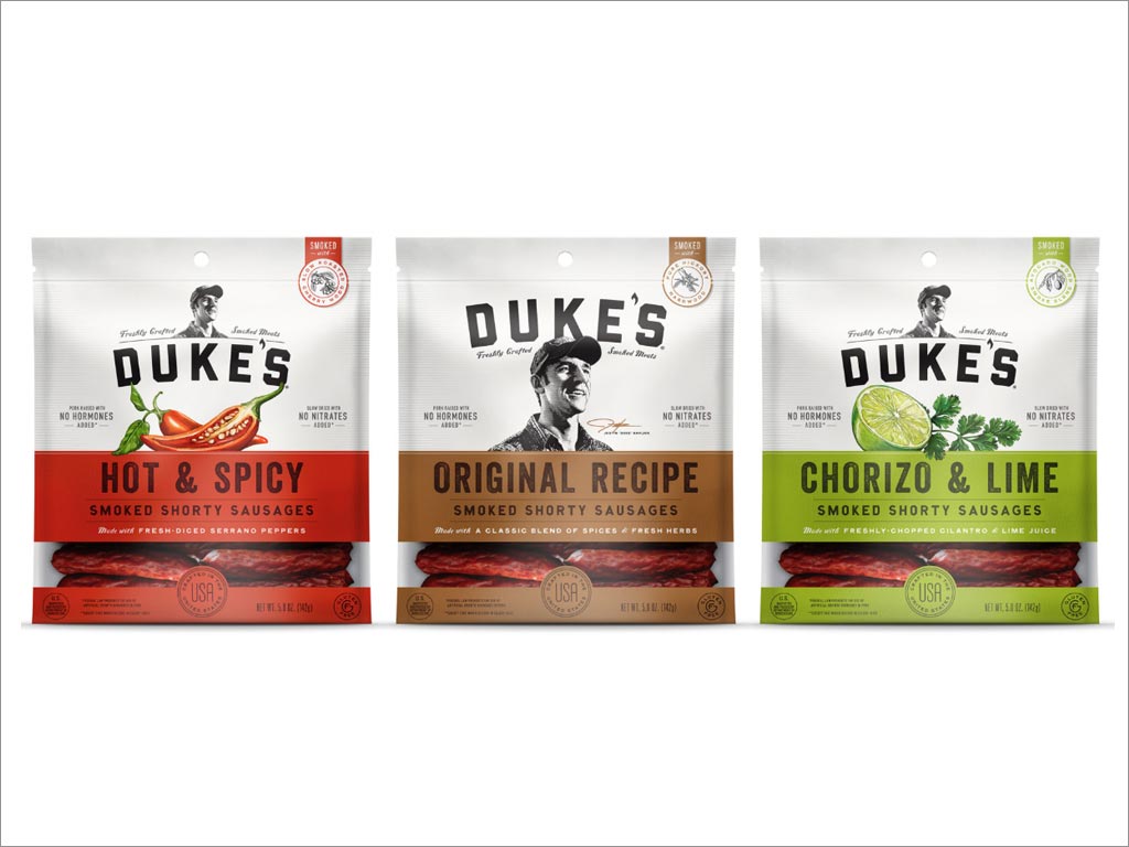 美國Duke煙熏香腸包裝袋設(shè)計(jì)