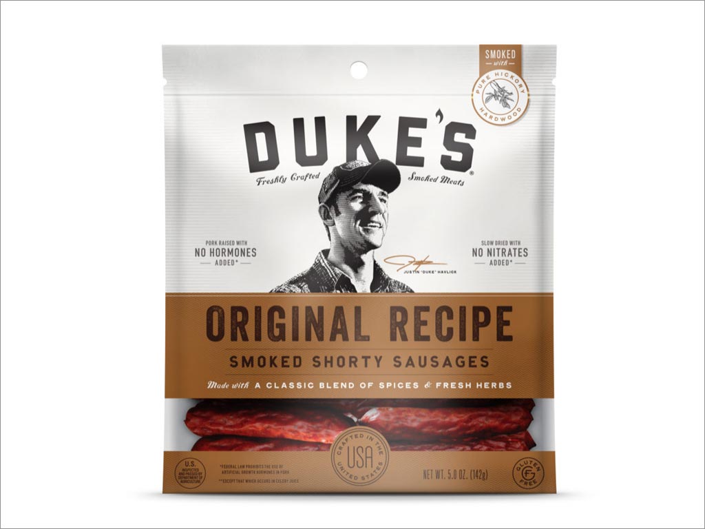 美國Duke煙熏原味香腸包裝設(shè)計(jì)