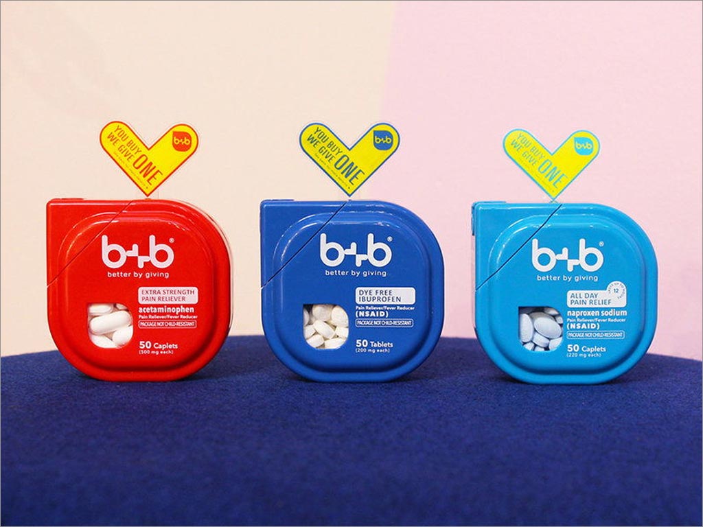 美國b+b心形藥盒包裝設(shè)計(jì)