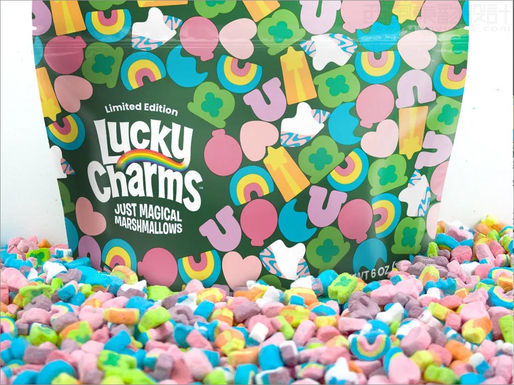 美國Lucky Charms Just Magical棉花糖包裝設(shè)計(jì)之實(shí)物照片