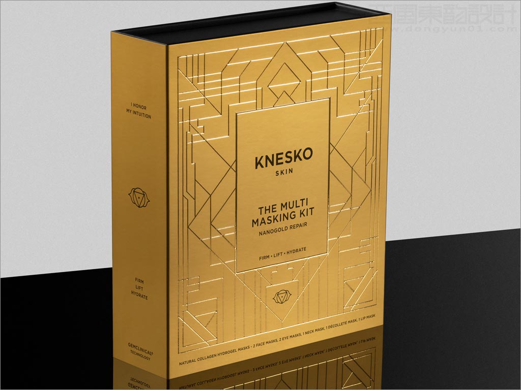 美國KNESKO SKIN面膜禮盒包裝設(shè)計(jì)