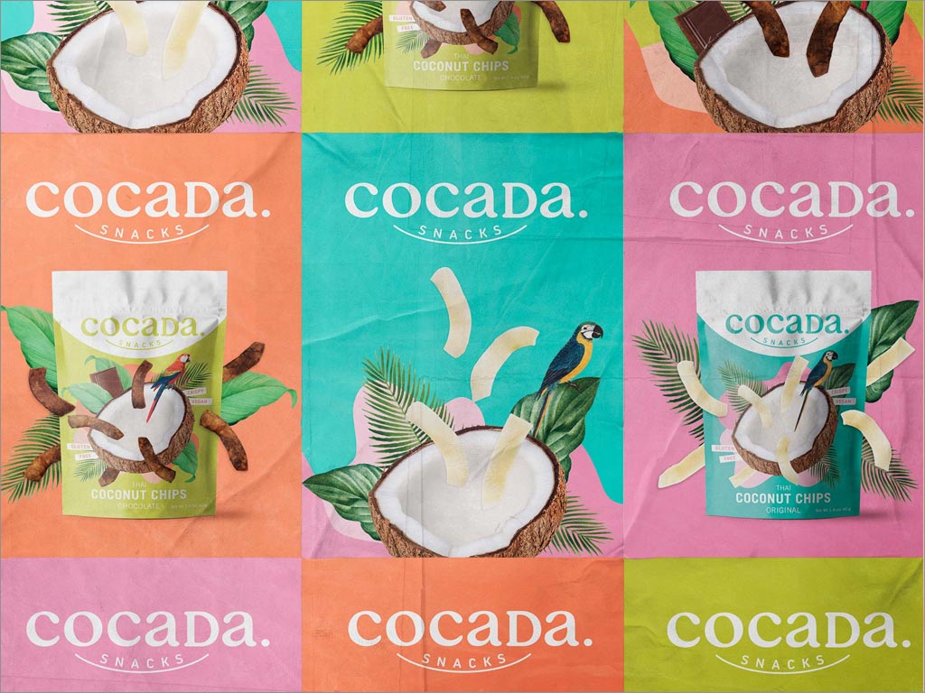 西班牙cocada椰子甜點零食小吃海報設(shè)計