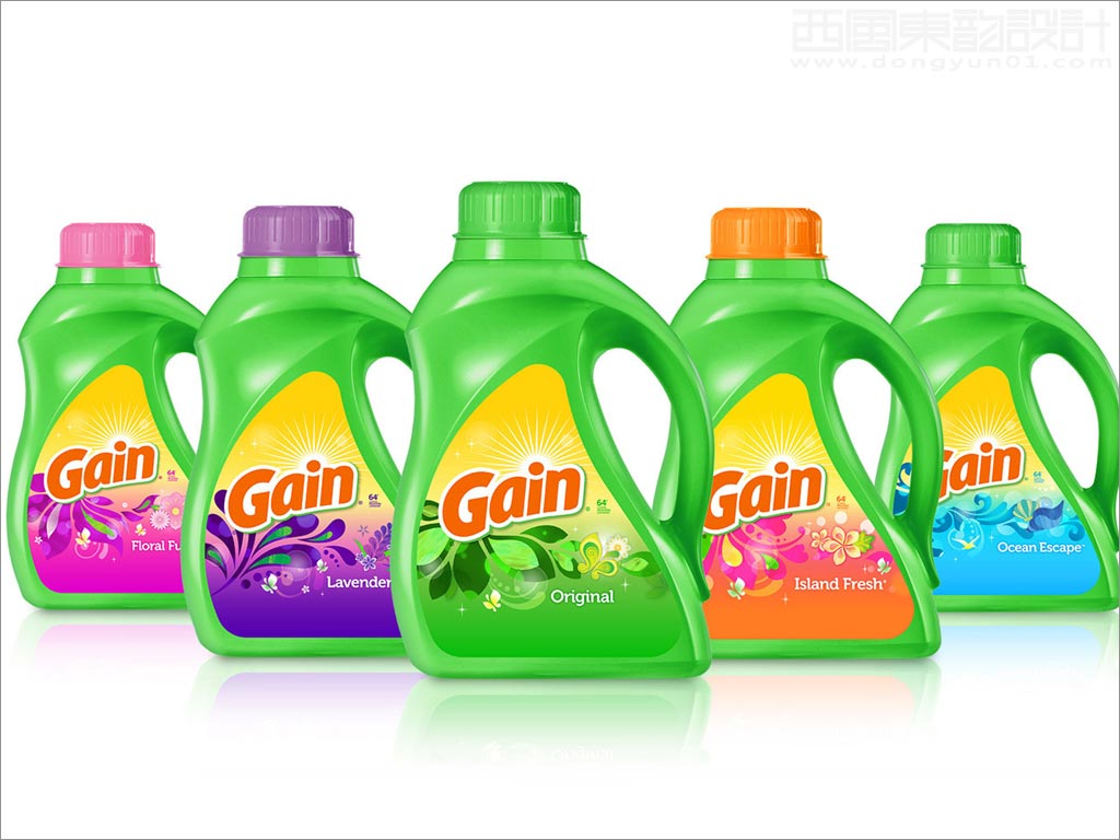 美國Gain洗衣液日化用品包裝設(shè)計