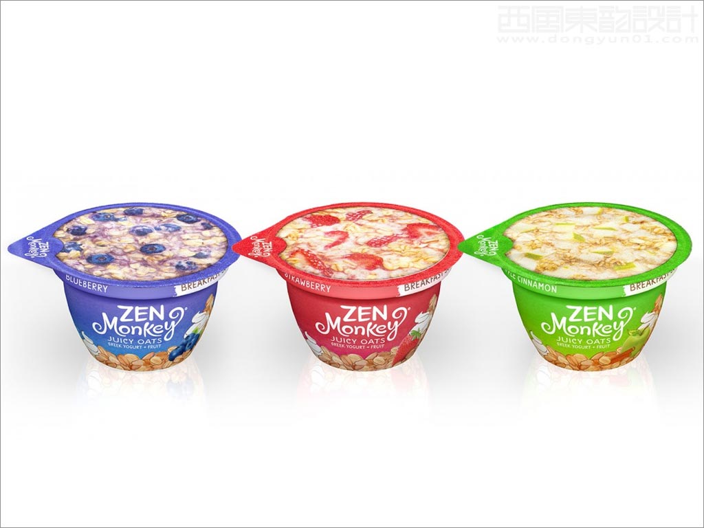 美國zen monkey早餐速食粥包裝設(shè)計(jì)