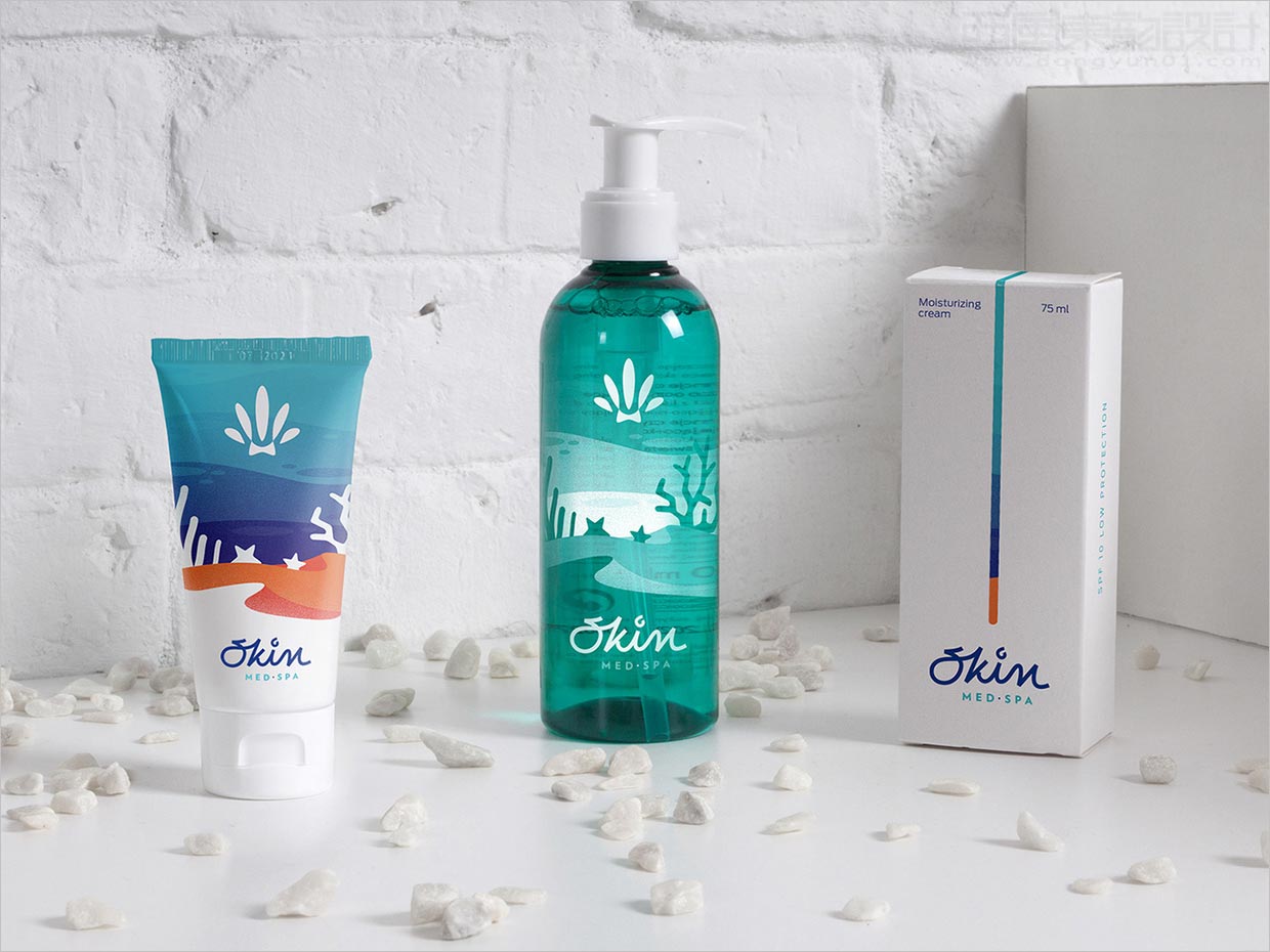 美國Skin Med Spa肌膚修復藥妝產(chǎn)品包裝設計