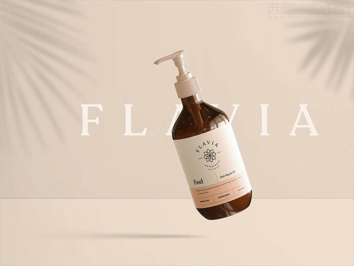Flavia洗發(fā)水護(hù)發(fā)素產(chǎn)品包裝設(shè)計