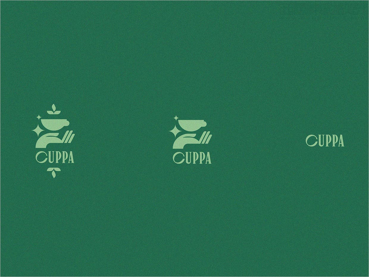 南美Cuppa茶標志設(shè)計