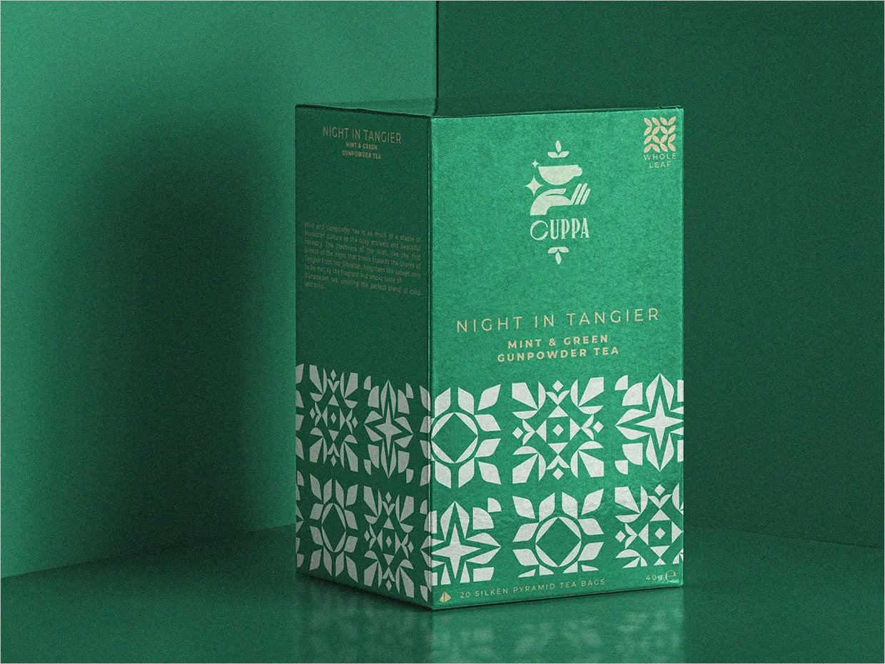 南美Cuppa茶葉包裝盒設(shè)計