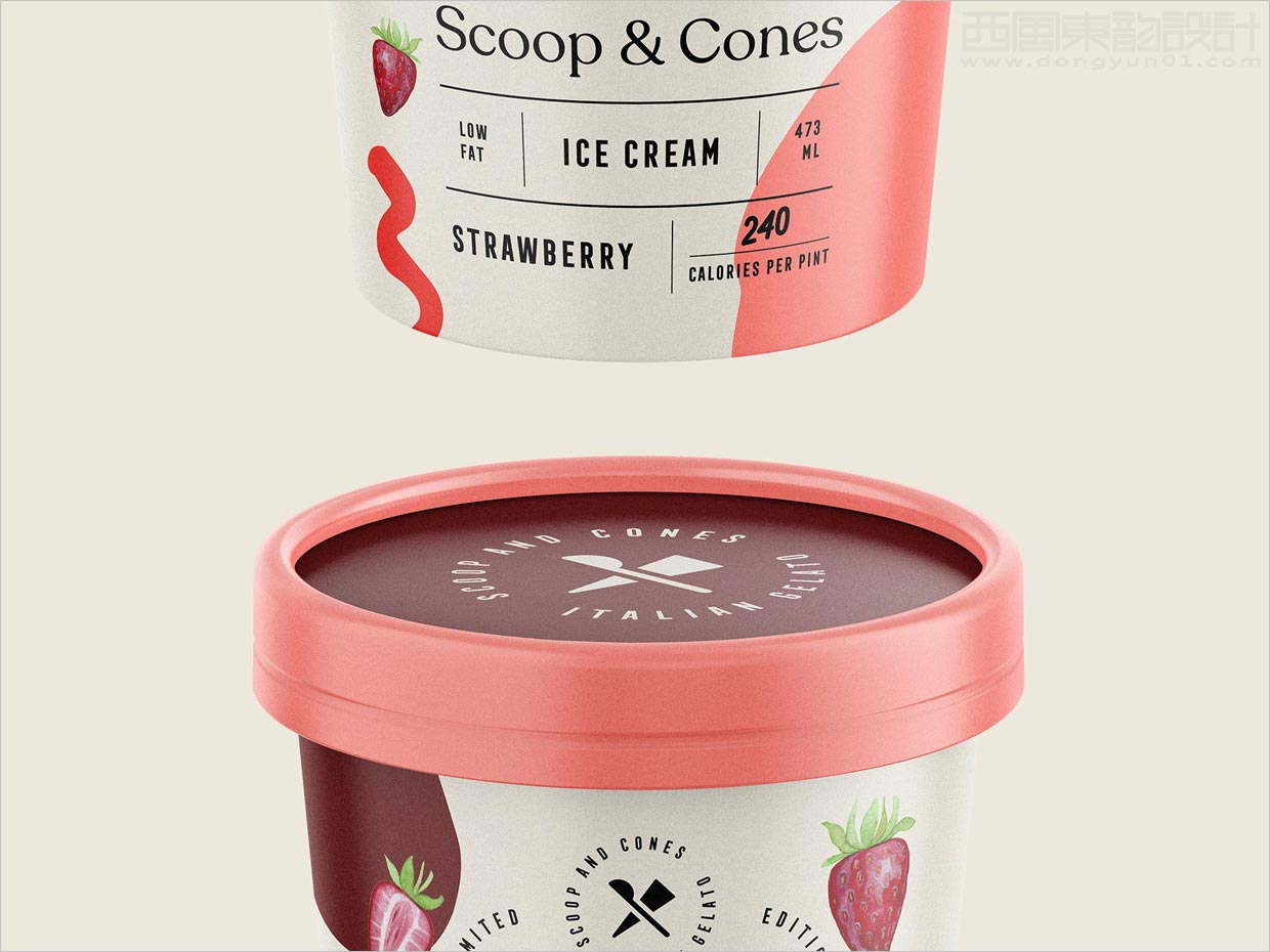 Scoop＆Cones冰淇淋包裝設(shè)計之實(shí)物照片