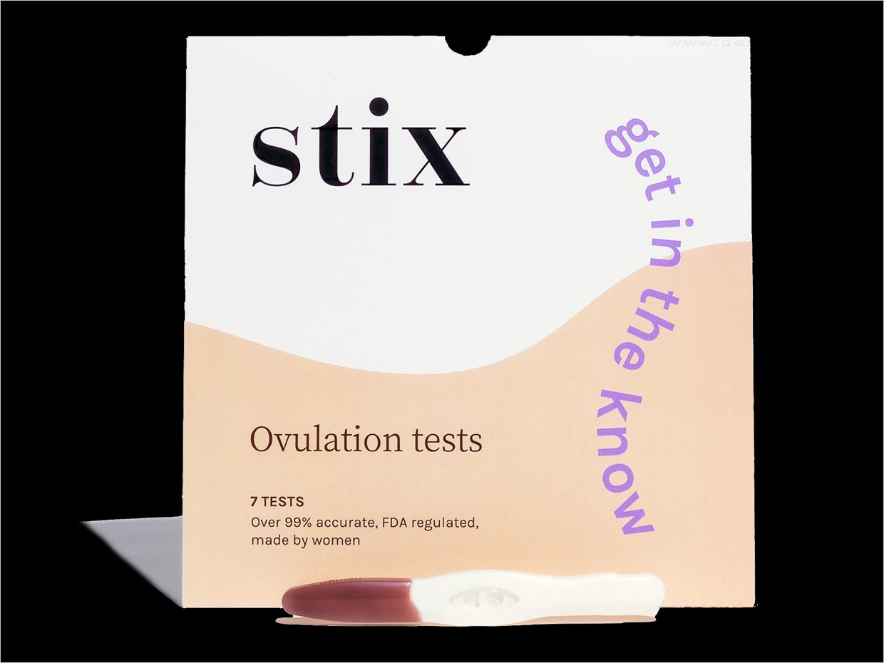 美國Stix懷孕和排卵測試紙包裝設(shè)計(jì)