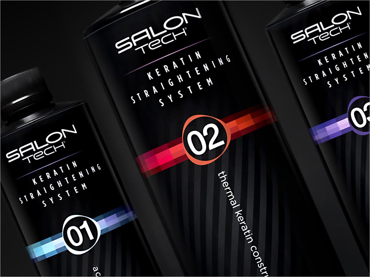 美國Salon Tech美容美發(fā)產(chǎn)品包裝設(shè)計(jì)之局部細(xì)節(jié)展示