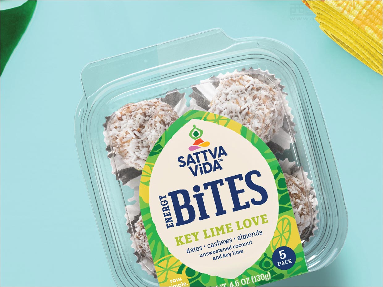 美國Sattva Vida素食小吃包裝設(shè)計(jì)之實(shí)物照片