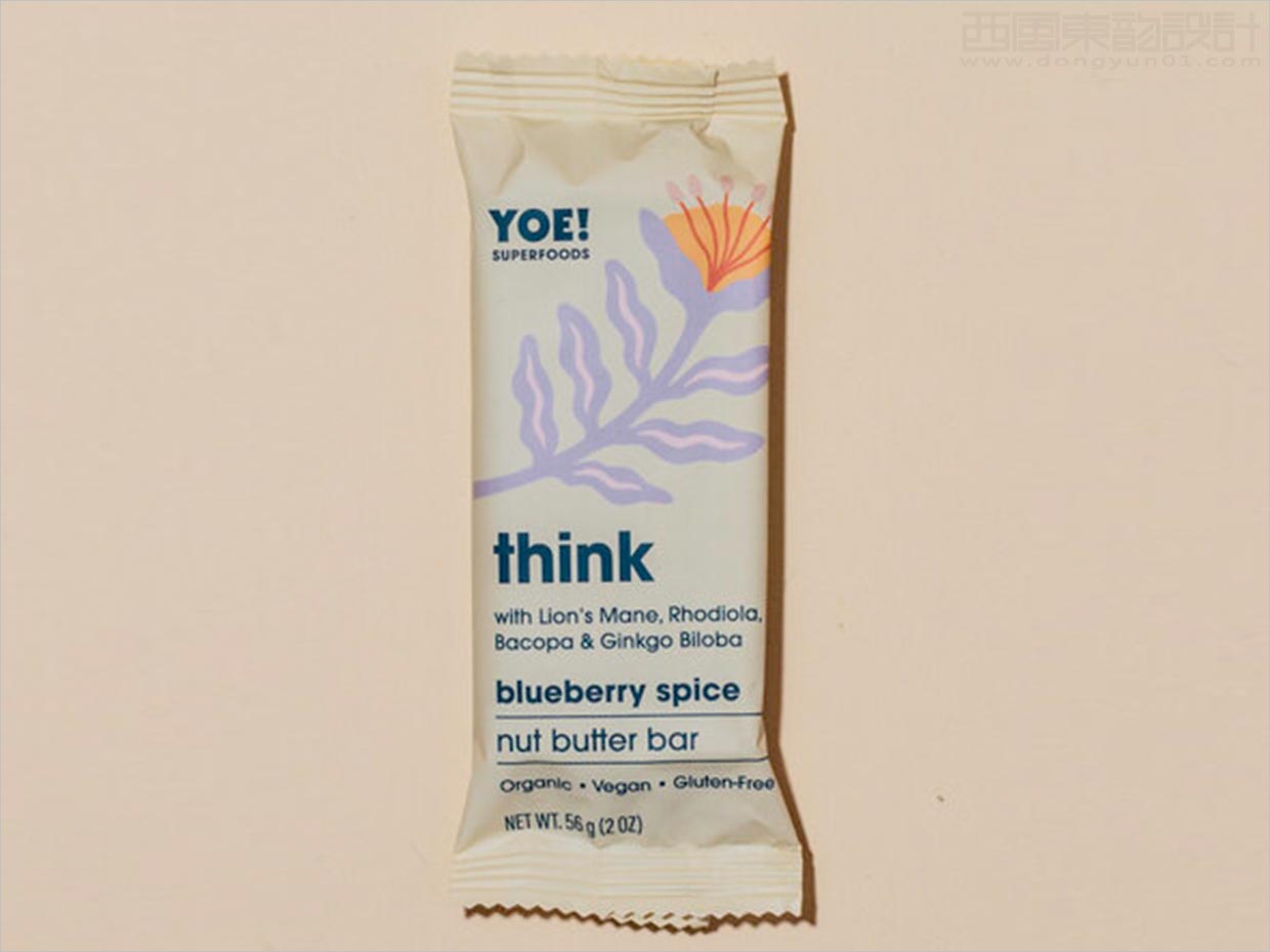 美國Yoe堅果代餐能量棒運動營養(yǎng)食品包裝設計