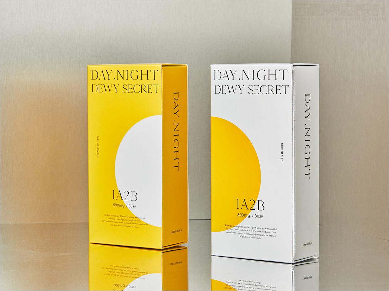 臺灣Dew Secret營養(yǎng)保健品包裝設計